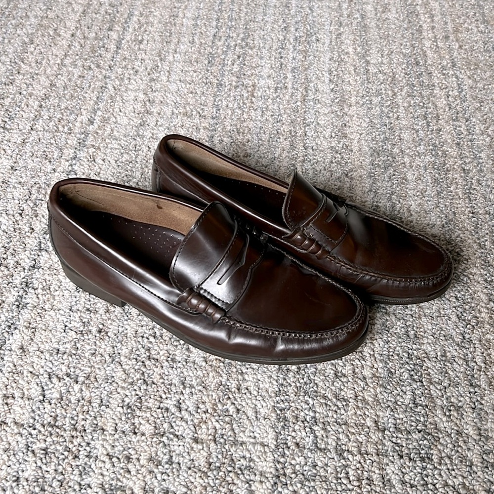 New leather loafers